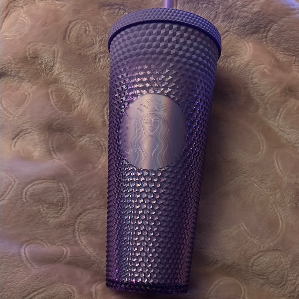 Chic Purple Studded Tumbler